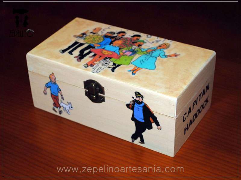 Caja Tintín Beige